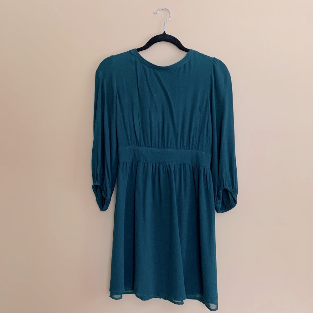 Green Lunik Dress with back tie